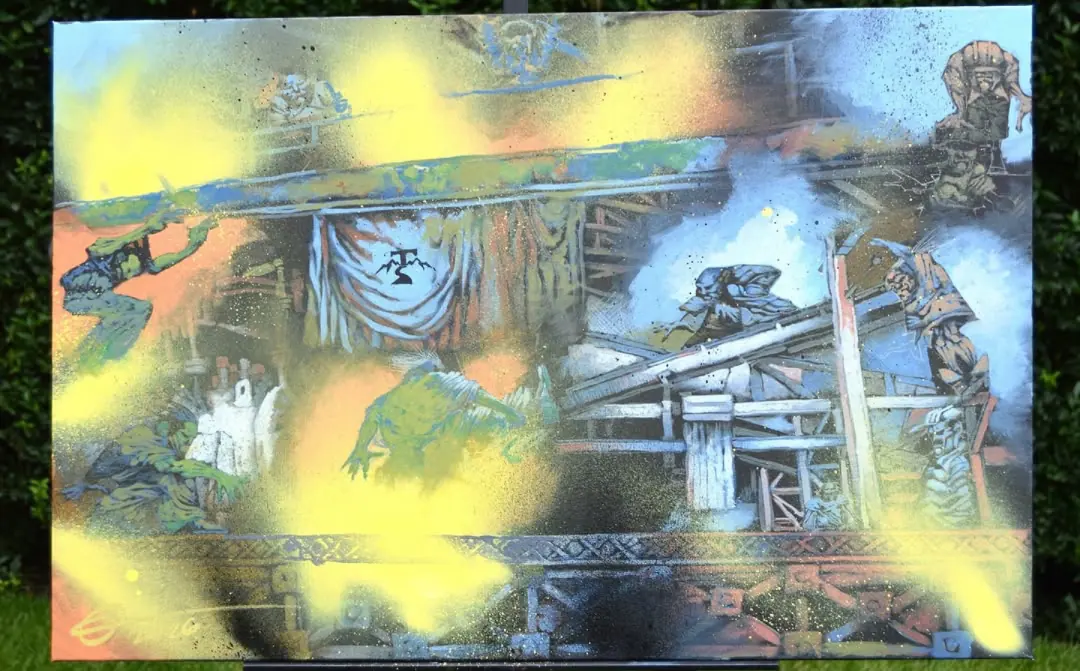 Trailway Capital, acrylic commission