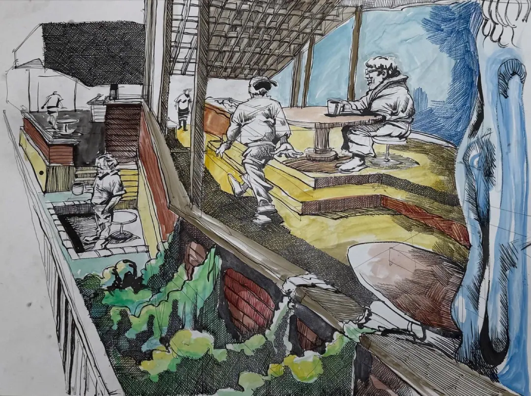 Various Views from the Shotgun House, image 1 of 3